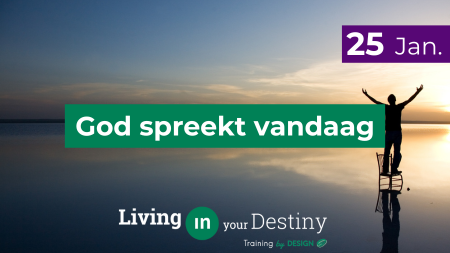 25 jan God spreekt vandaag